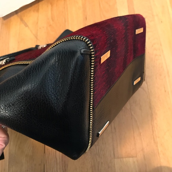 Rebecca Minkoff Haircalf Perry Tote burgundy - Picture 5 of 6